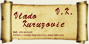 Vlado Kuruzović vizit kartica